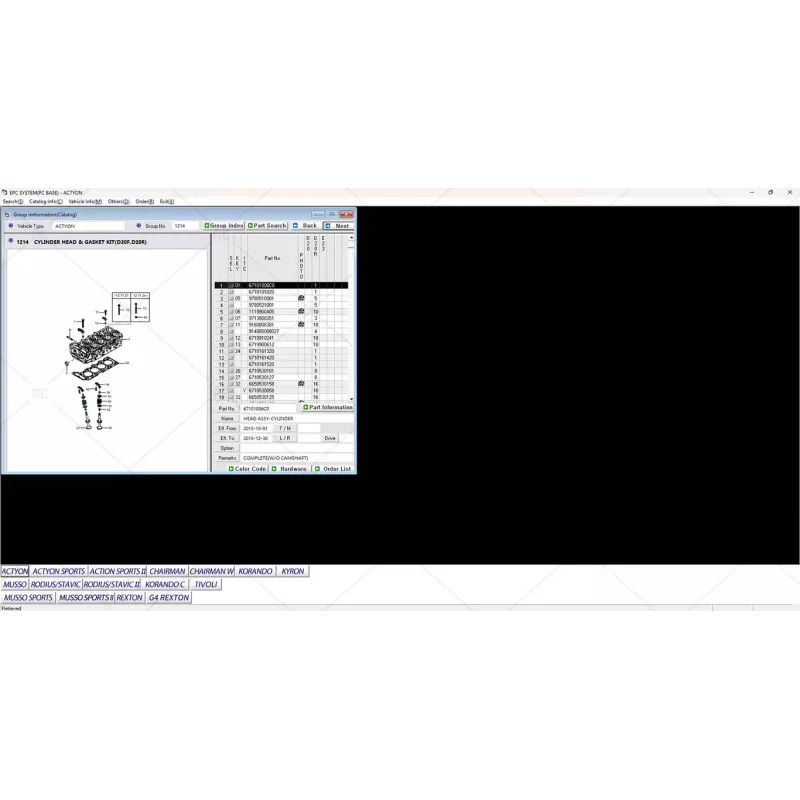 SSANGYONG EPC SYSTEM - [2019.07]