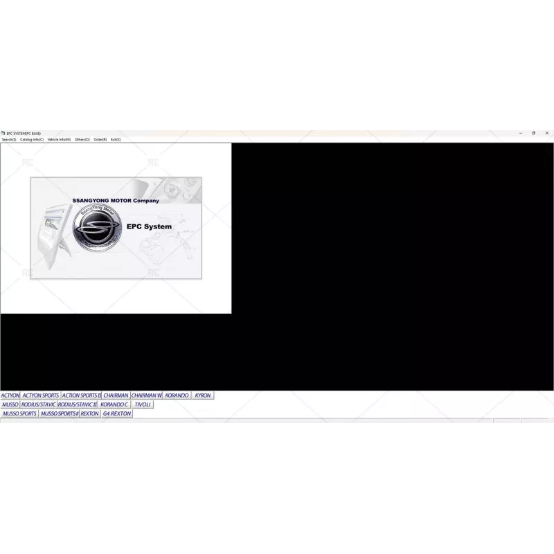 SSANGYONG EPC SYSTEM - [2019.07]