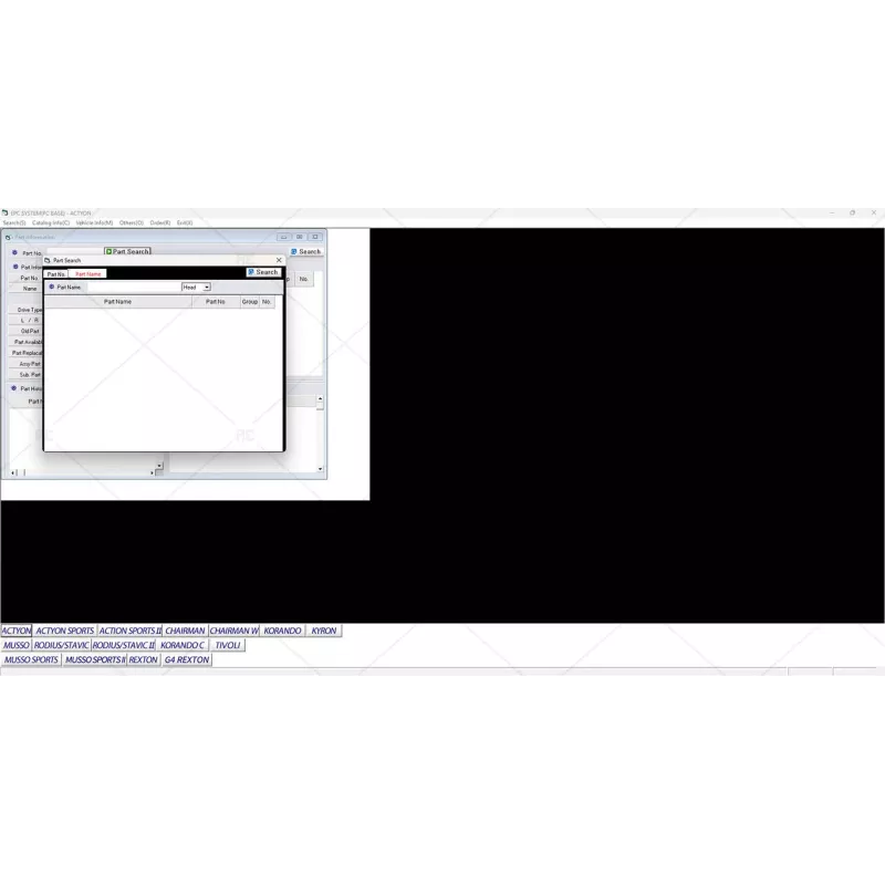 SSANGYONG EPC SYSTEM - [2019.07]
