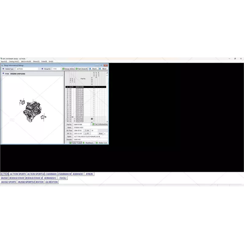 SSANGYONG EPC SYSTEM - [2019.07]