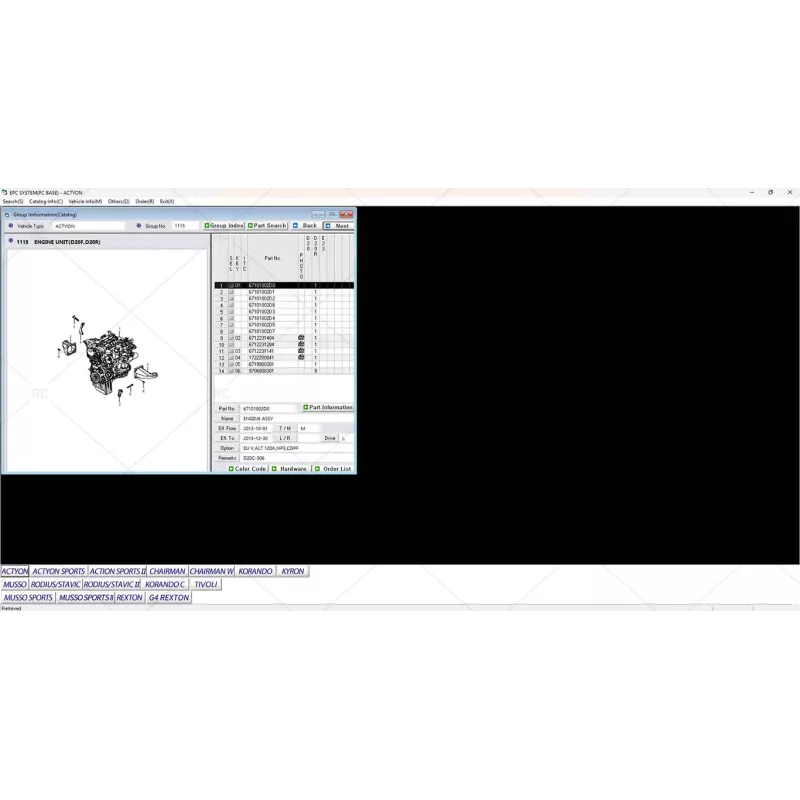 SSANGYONG EPC SYSTEM - [2019.07]