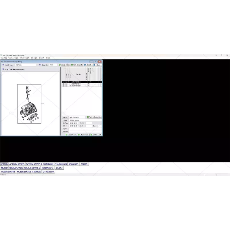 SSANGYONG EPC SYSTEM - [2019.07]