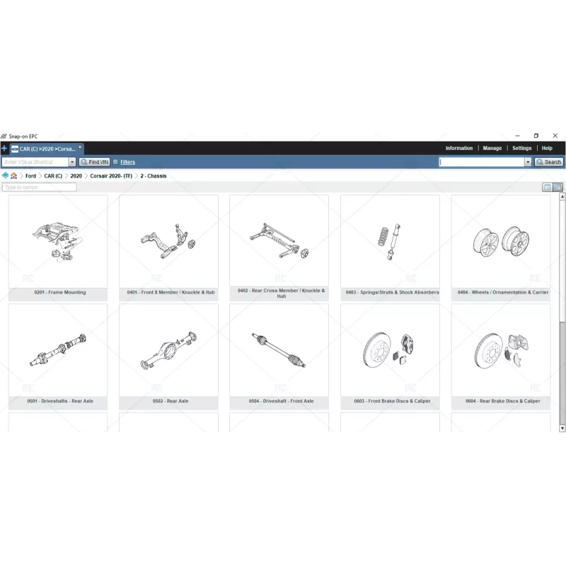 FORD USA SNAP-ON EPC 3.10.2006 [2019.01]