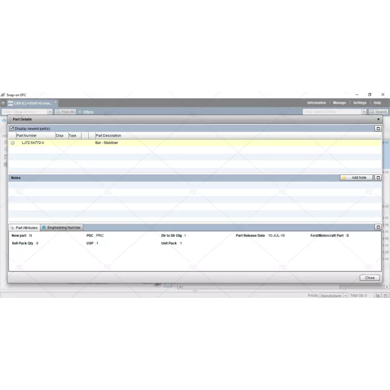 FORD USA SNAP-ON EPC 3.10.2006 [2019.01]