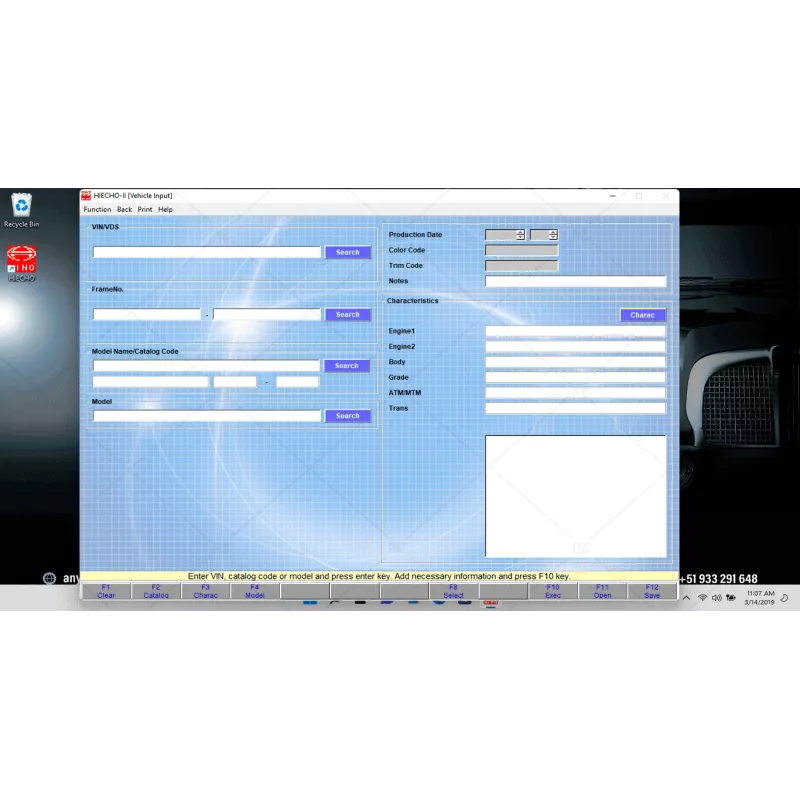 HINO HIECHO II SYSTEM EPC 3.2 [2018.12]