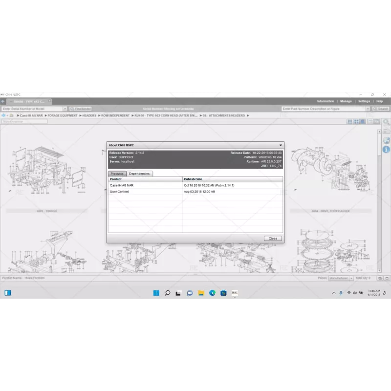 CASE CONSTRUCTION NORTH AMERICA EPC 2.14.2 [2018.11]