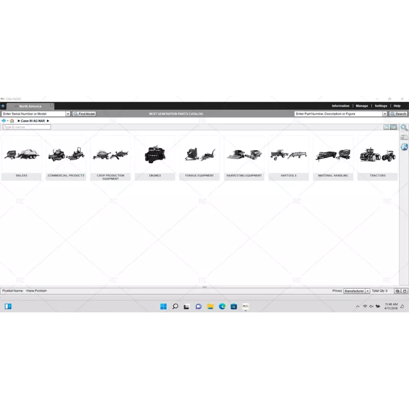 CASE AGRICULTURE NORTH AMERICA EPC 2.14.2 [2018.11]