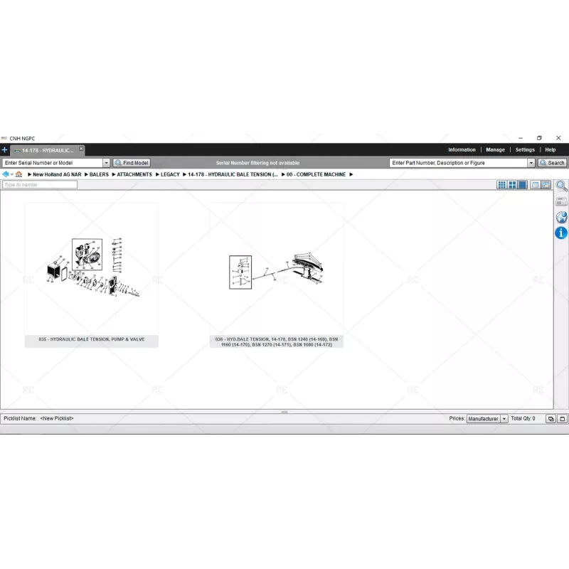 NEW HOLLAND AGRICULTURE NORTH AMERICA EPC SPARE PARTS CATALOG 2018.11