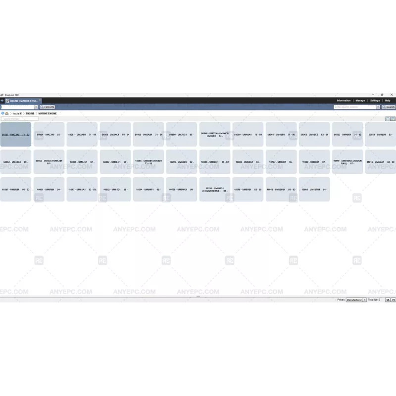 ISUZU INDUSTRIAL & MARINE ENGINES EPC 3.9.5 [2018.10]