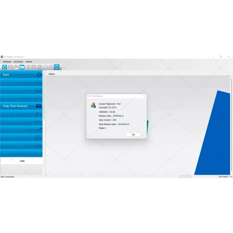 DOOSAN DIAGNOSTIC TOOL G2 STAGE V SCAN ECU 0.06 [2018.09]