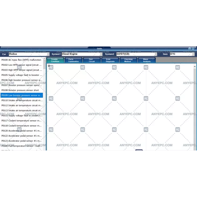 SSANGYONG INTELLIGENT WORKSHOP DIAGNOSIS 119 [2018.02]