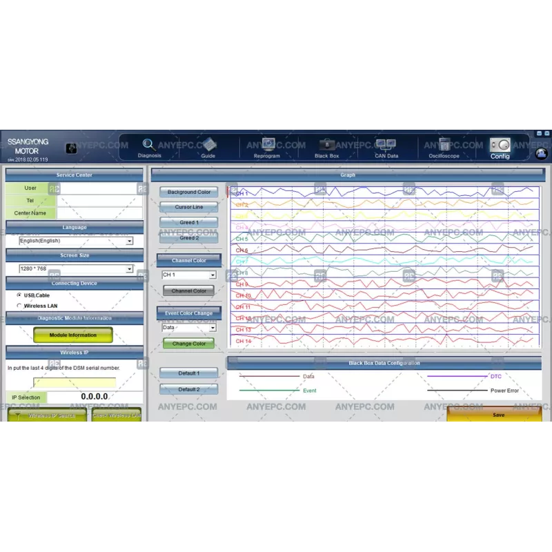 SSANGYONG INTELLIGENT WORKSHOP DIAGNOSIS 119 [2018.02]