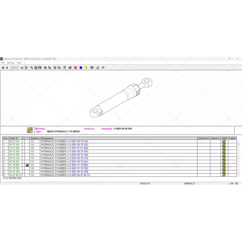 LIEBHERR LIDOS COT EPC OFFLINE 2018.01