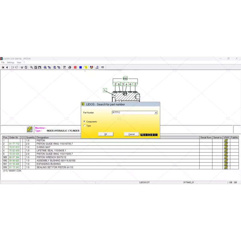 LIEBHERR LIDOS COT EPC OFFLINE 2018.01