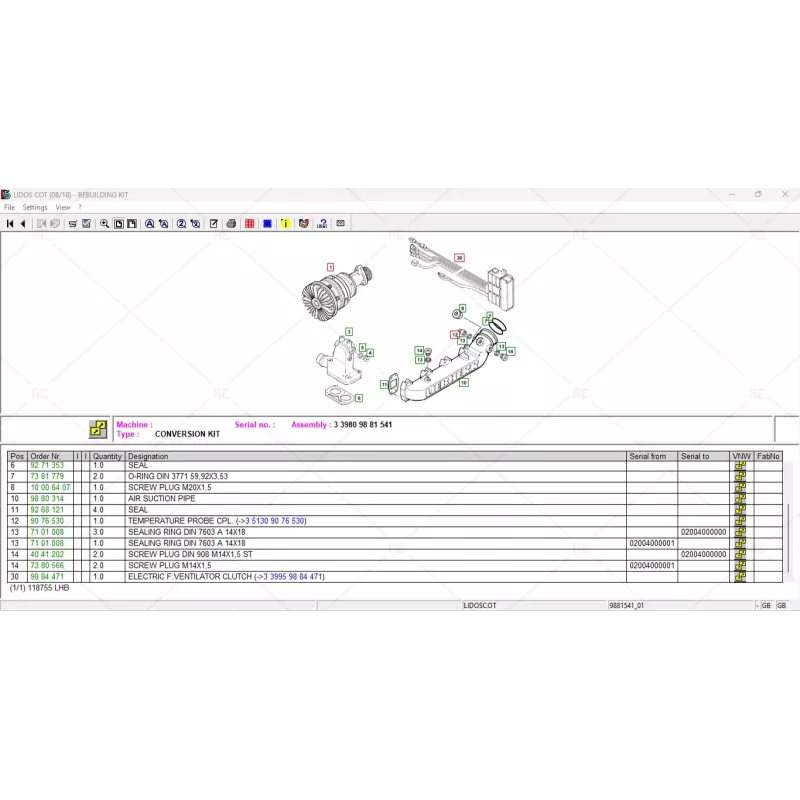 LIEBHERR LIDOS COT EPC OFFLINE 2018.01