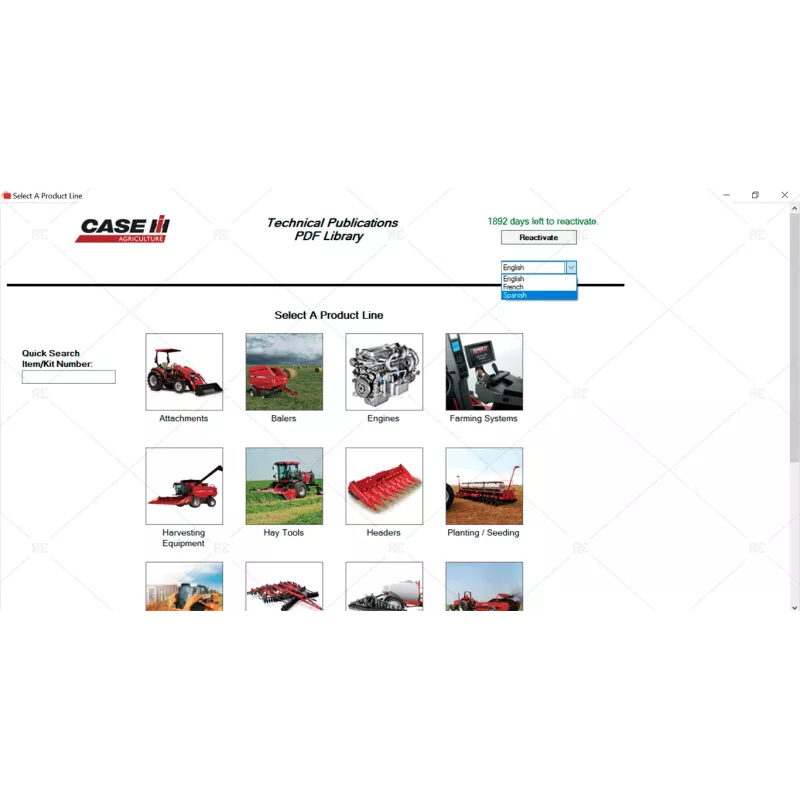 CASE IH TECHNICAL PUBLICATIONS PDF LIBRARY 2017.09