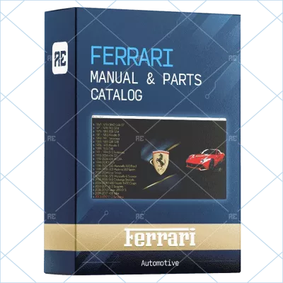FERRARI FULL SET MANUAL & PARTS CATALOG 2017.01