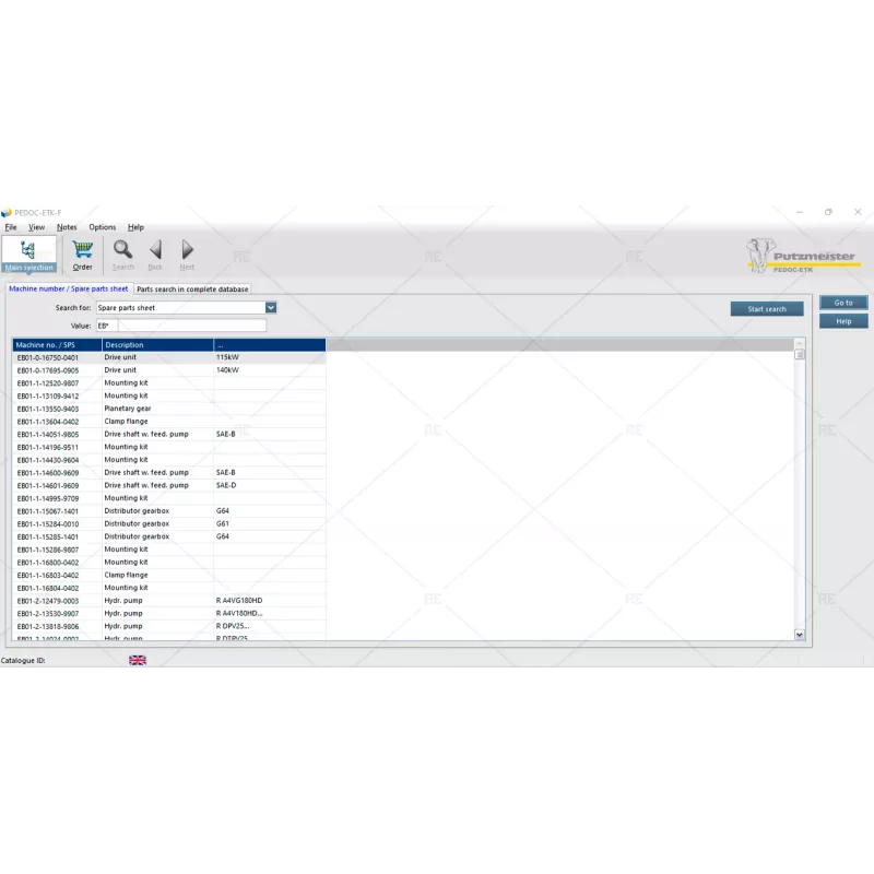PUTZMEISTER EPC PEDOC ETK-F 5.8 [2016.05]