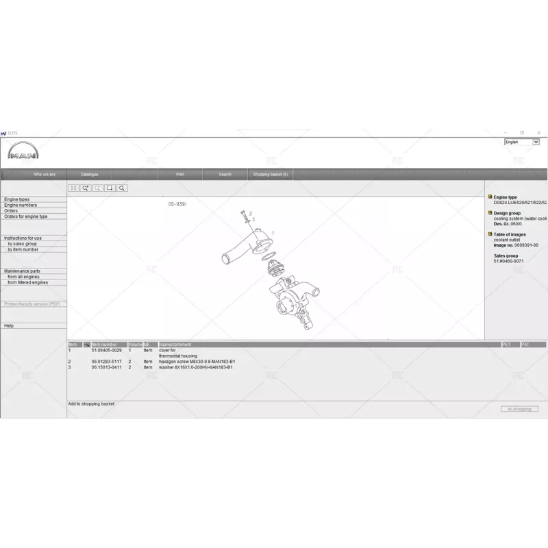 MAN ELTIS ELECTRONIC PARTS CATALOGUE 2016.03