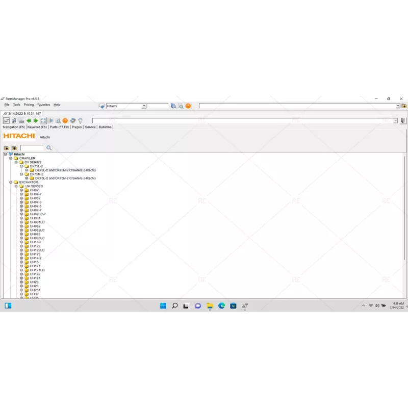 HITACHI PARTS MANAGER PRO 6.6.5 [2016.02]