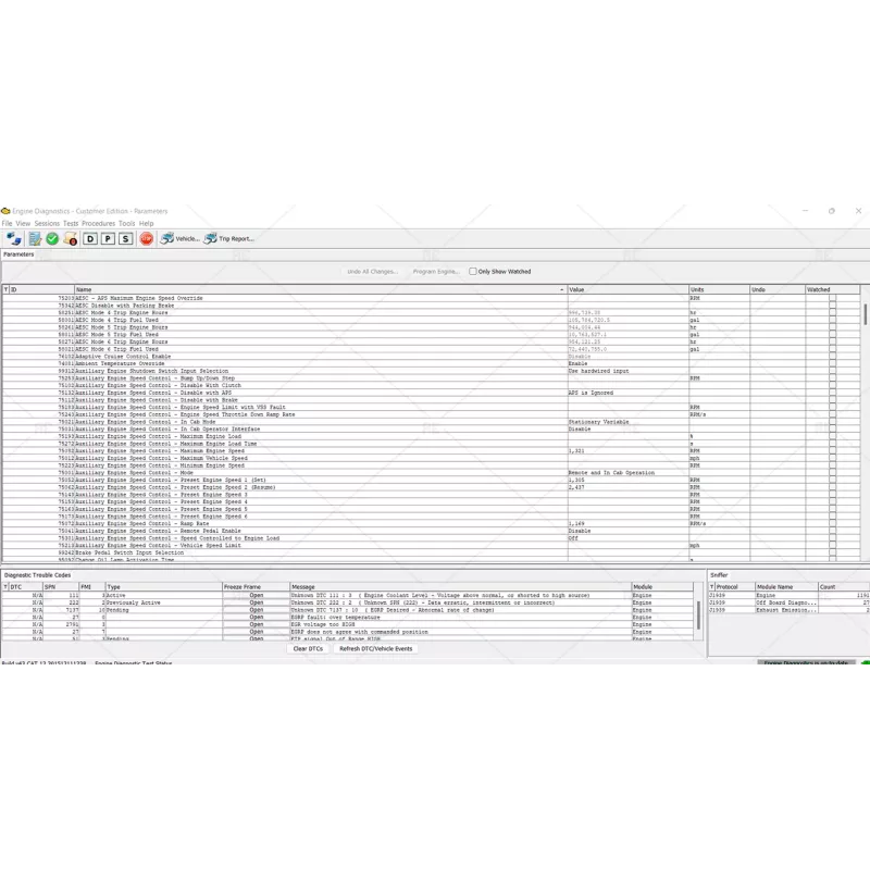 NAVISTAR ENGINE DIAGNOSTICS CAT 43.12 [2015.12]