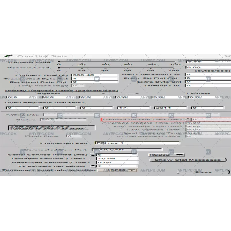 ECONTROLS EDIS ECI MCFA SPEED DISPLAY PSI 4X 1B [2015.12]
