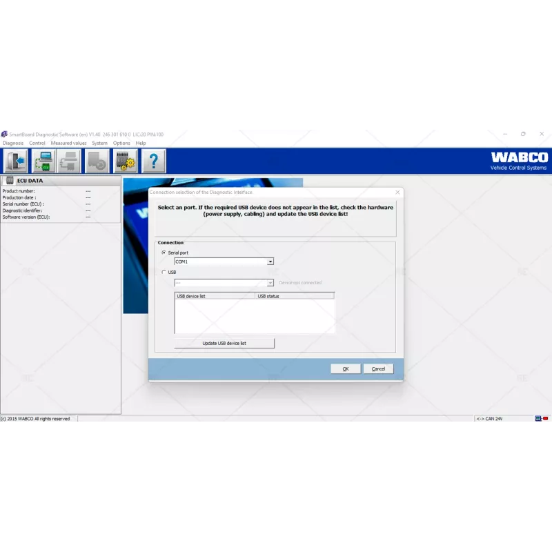 WABCO SMART BOARD DIAGNOSTIC SOFTWARE 1.40 [2015.06]