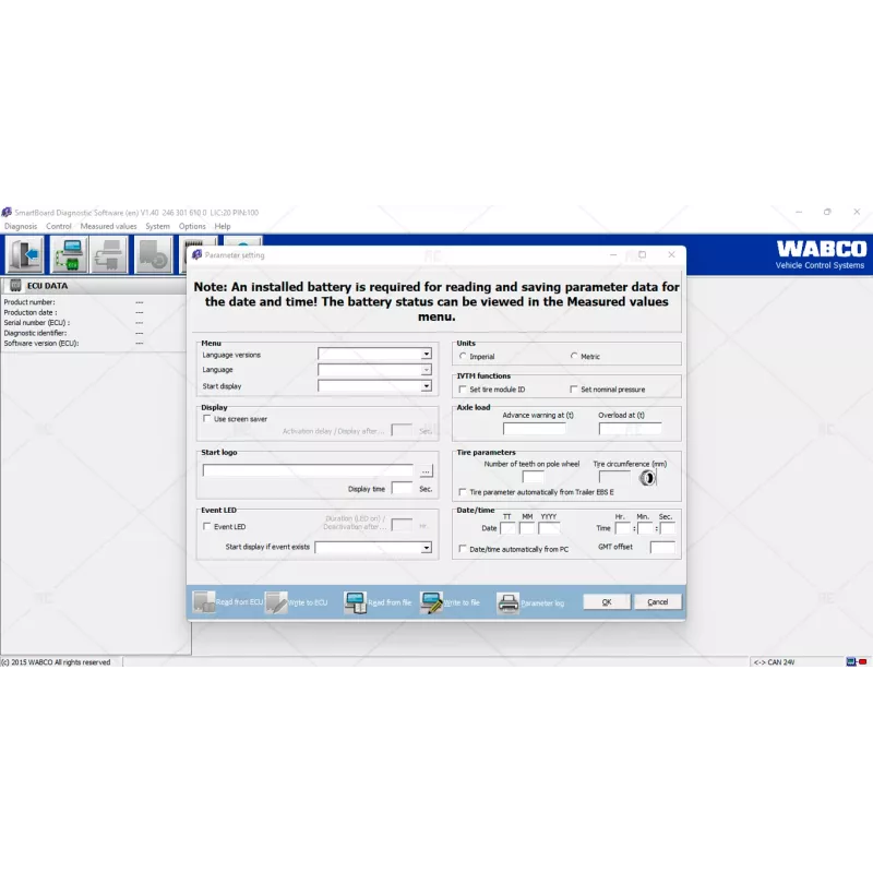 WABCO SMART BOARD DIAGNOSTIC SOFTWARE 1.40 [2015.06]