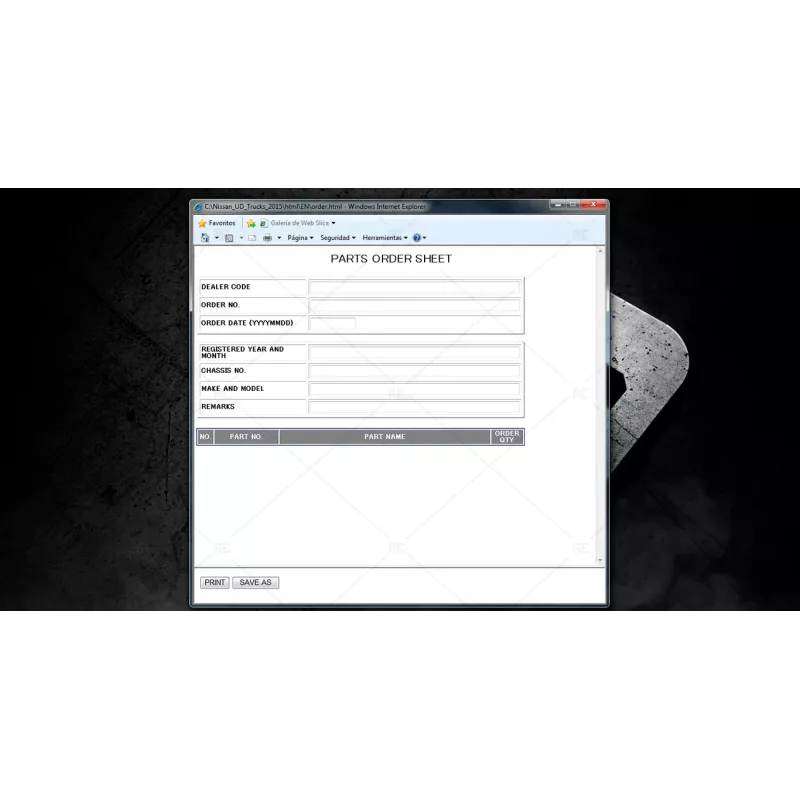 NISSAN UD TRUCKS SMART EPC 2015
