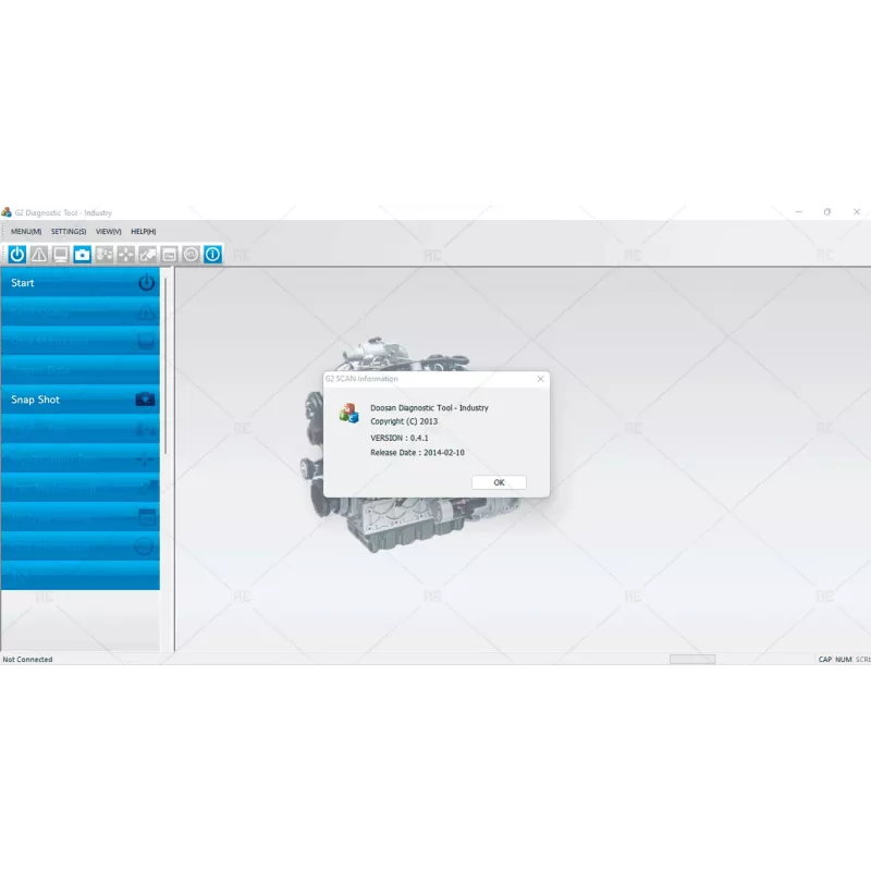 DOOSAN DIAGNOSTIC TOOL G2 SCAN INDUSTRY 0.4.1 [2014.02]