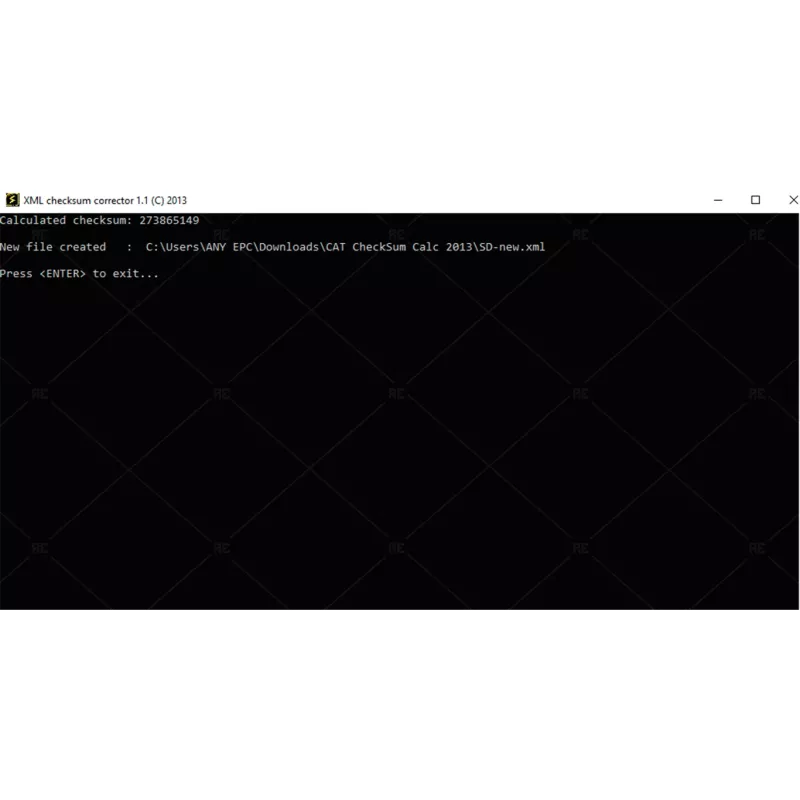 CAT CHECKSUM CALCULATOR 1.1 [2013]