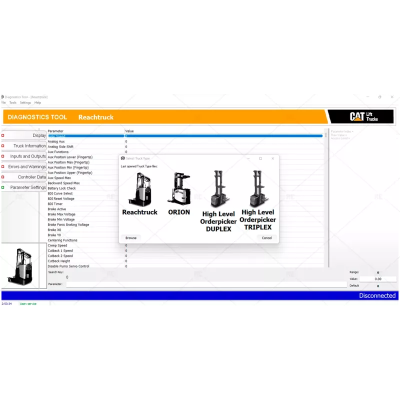 CAT LIFT TRUCK THE DIAGNOZER 3.90.1.0 [2013]