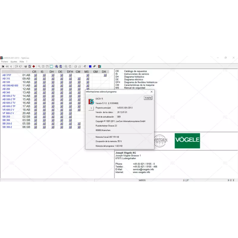 WIRTGEN WIDOS EPC 5.1.0 [2013.01]