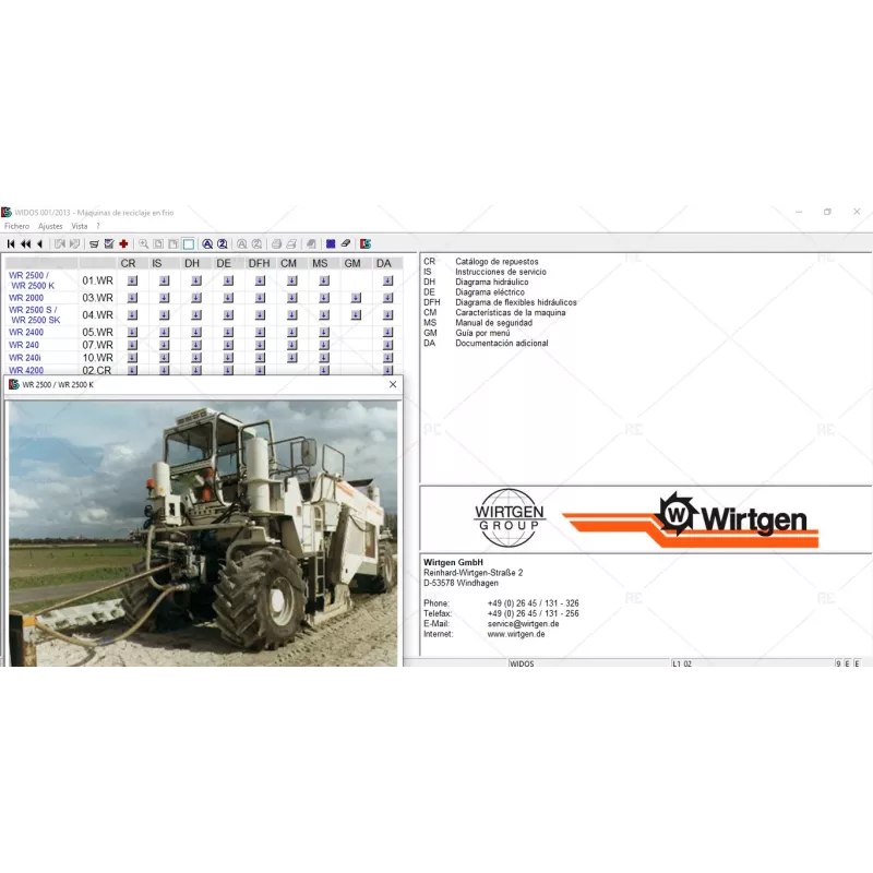 WIRTGEN WIDOS EPC 5.1.0 [2013.01]