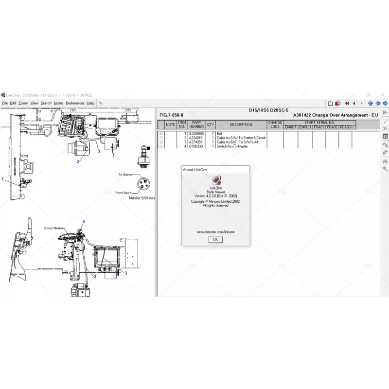 DOOSAN FORKLIFT EPC 4.2.3.0 [2012.11]