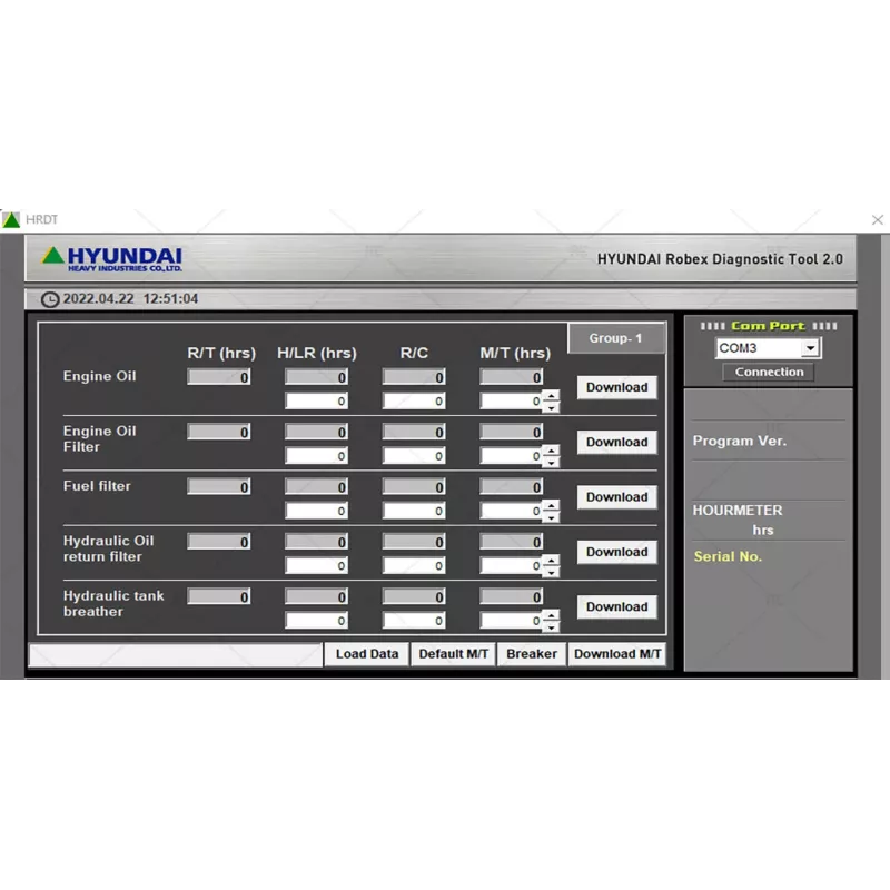 HYUNDAI SOFTWARE DIAGNOSTIC ROBEX HRDT 2.0 [2012.02]