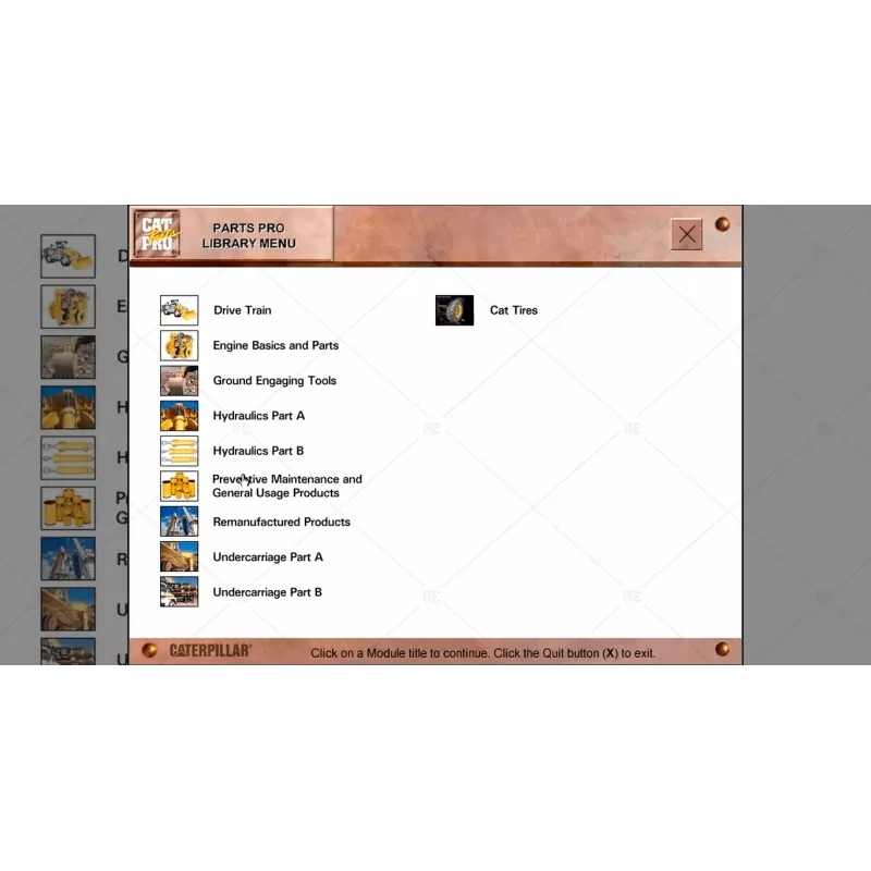 CATERPILLAR PARTS PRO 2011