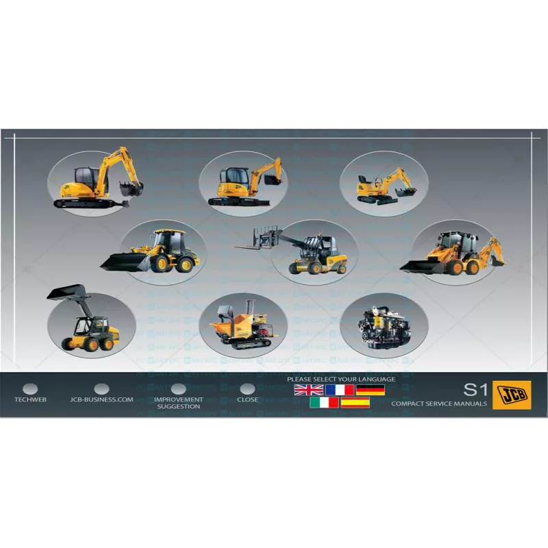 JCB COMPACT SERVICE MANUALS S1 [2011.01]