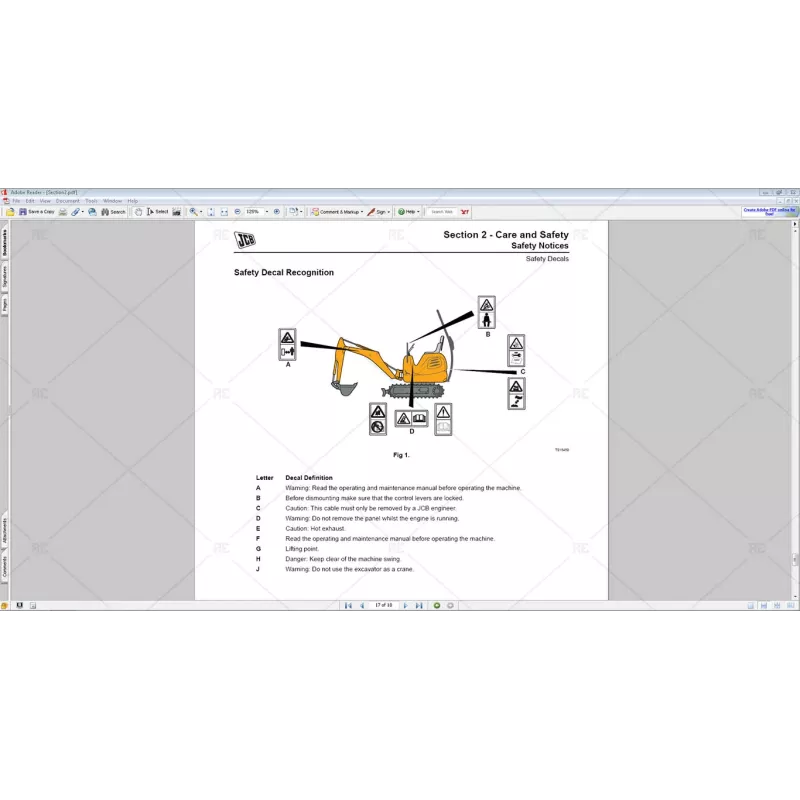 JCB COMPACT SERVICE MANUALS S1 [2011.01]