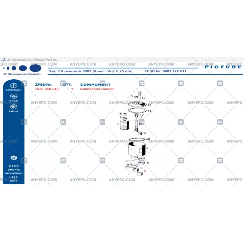 ZF SD AUTOMOTIVE EPC 2010.10