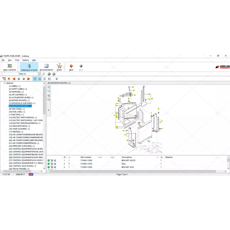 YANMAR EXCAVATOR EPC 2009.11
