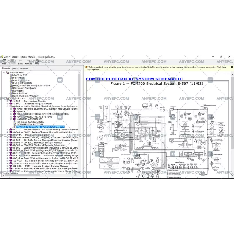 MACK TRUCKS SERVICE WORKSHOP MANUAL [2007]