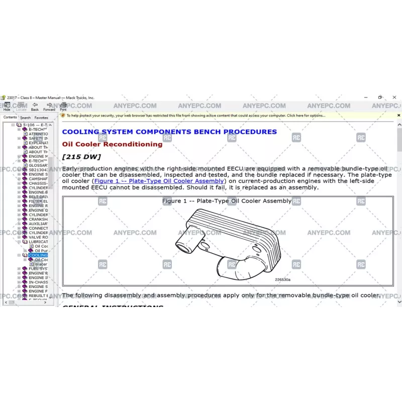 MACK TRUCKS SERVICE WORKSHOP MANUAL [2007]