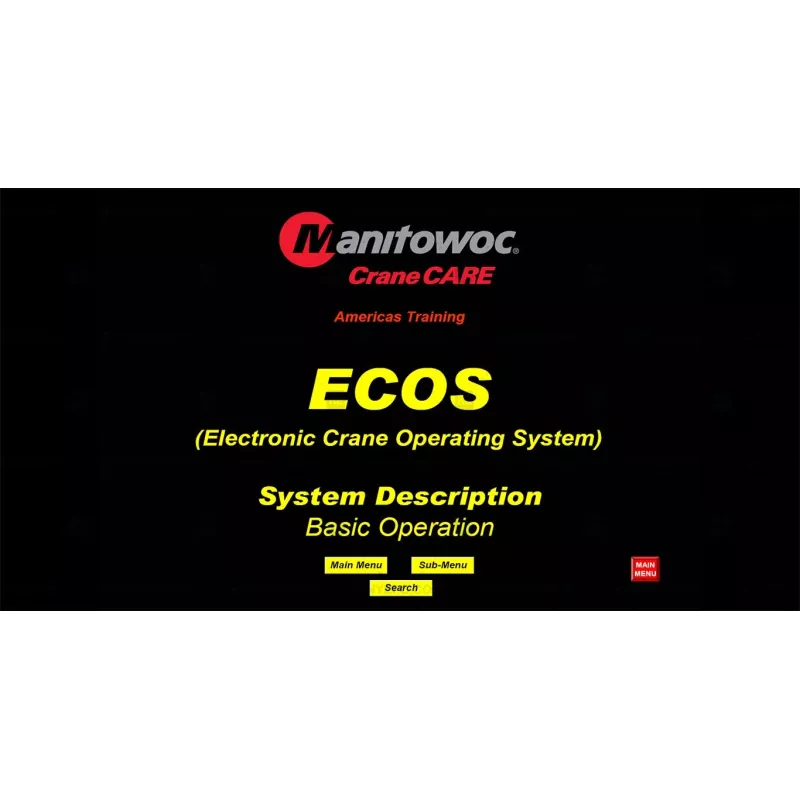 MANITOWOC CRANE CARE AMERICAS TRAINING ECOS V1 [2005.05]